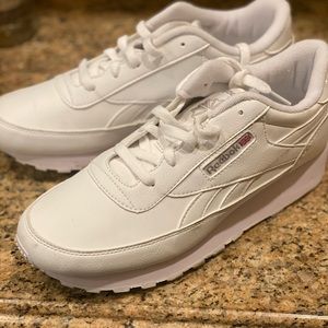 Reebok platform classic white sneakers